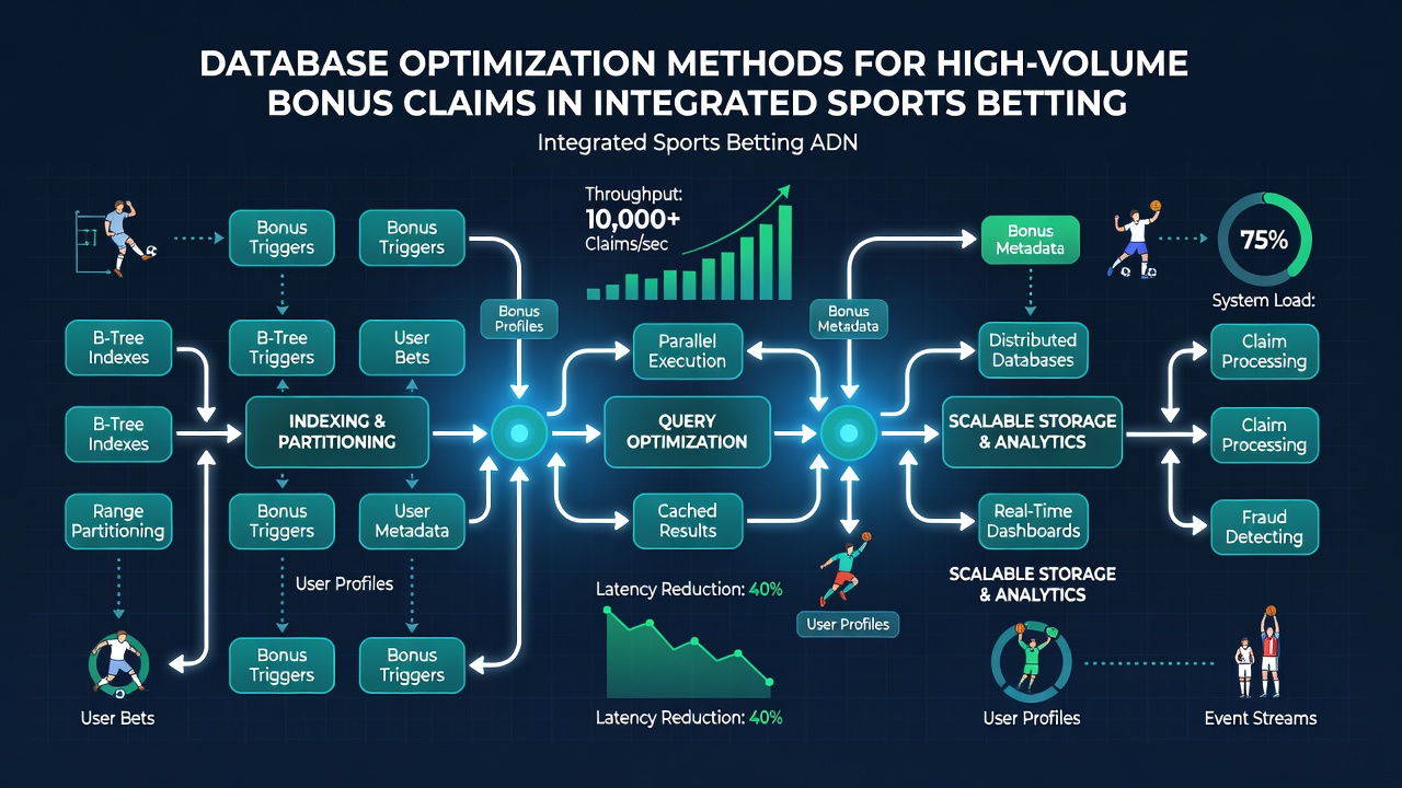 Illustration of query execution plans and partitioning methods used in casino and sports betting database systems