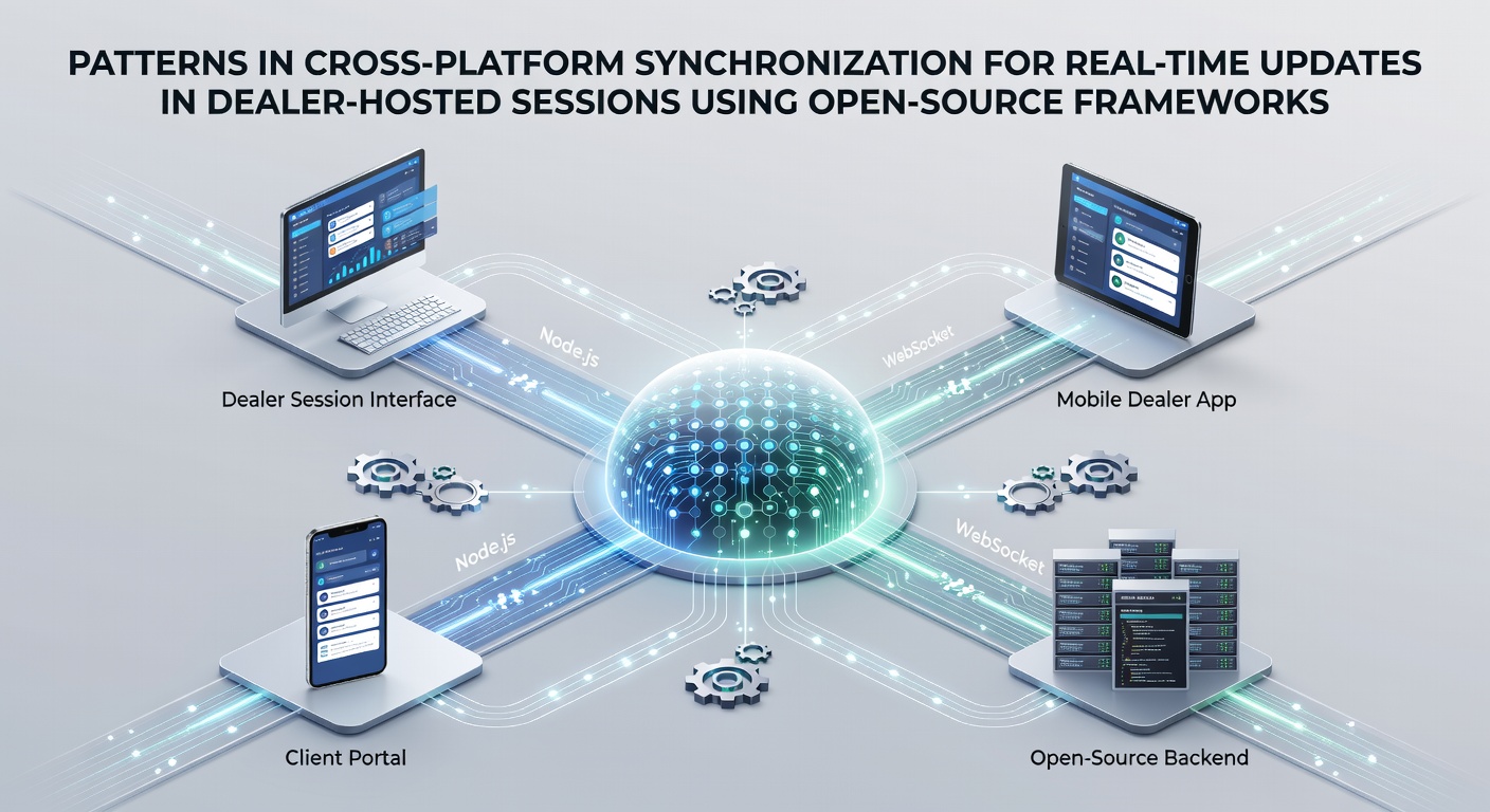 Overview of cross-platform synchronization patterns in live dealer sessions with real-time updates via open-source tools